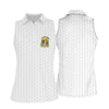Maxcorners White Tropical Parrot Happy Retirement Golf Polo Shirt, Women's Golf Polo, Performance Golf Shirt LM1507