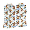 Maxcorners Bigfoot Hot Dog Beach Hawaiian Shirt, Women’s Golf Polo, Golf Tops For Women, Women’s Golf Apparel LM1507