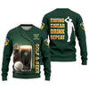 Maxcorners Swing Swear Drink Repeat Golf And Beer St Patrick's Day Green Golf Tops For Men, Golf Shirts For Men