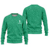 Maxcorners Shamrock Beer Lucky Four Leaf Clover St Patrick Day Golf Shirt, Polo Shirts For Men, Golf Gift For Men