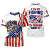 Maxcorners American Fishing Life – Always On My Mind UPF Fishing Shirt, Personalized Name