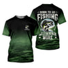 Maxcorners Custom Born To Go Fishing Long Sleeve Shirt, Funny Fisherman Gift for Men, Fishing UPF Shirts