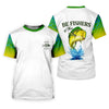 Maxcorners Personalized Christian Bass Fishing Shirt for Men, Be Fishers of Men UPF Fishing Shirt, Custom Name Fisherman Gift
