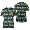 Maxcorners Personalized Freshwater Fish Fishing Shirt With Custom Name, Long Sleeve Fishing Shirt, Fishing Shirt For Men