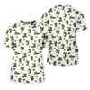 Maxcorners St Patrick's Day Leprechaun Golf And Beer Golf Pose Shamrock Golf Shirt, Golf Shirt For Women