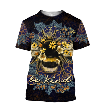 Maxcorners Beautiful Bee Art 3D All Over Printed Shirts For Men And Women 1 LM1304