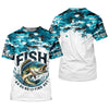 Maxcorners Mens Fish Around And Find Out T Shirt, Funny Fishing Shirt, Mens SPF Shirt, Fishing Gifts For Men, Bass Fishing