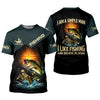 Maxcorners Like Fishing And Believe In Jesus Shirt, Christian Bass Fishing Long Sleeve For Men, Fishing UPF Shirts