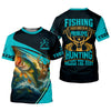 Maxcorners Fishing Solves Most Of My Problems Fishing UPF Shirts, Fishing Gifts For Men, Fishing And Hunting SPF Shirt