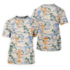 Maxcorners Beach Disc Golf Basket Pattern Polo Shirt, Golf Shirts For Women, Women’s Golf Polo LM1507