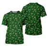 Maxcorners St Patrick's Day Leprechaun Character Golf And Beer Green Golf Shirt, Fun Women's Golf Shirts, Ladies Golf Polos
