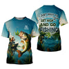 Maxcorners I Just Want To Get High And Go Fishing Funny Fishing Shirt, Fishing UPF Shirts, Men's Fishing Shirt