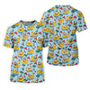 Maxcorners Women's Santa Duck Pool Float Hawaiian Golf Shirt, Christmas Golf Shirt, Women’s Golf Polo LM1507