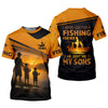 Maxcorners I Asked God For A Fishing Partner He Sent Me My Sons Personalized Fishing UPF Shirt, Christian Fishing Shirt, Gift For Dad
