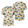 Maxcorners Cool Duck Surf Van Beach Golf Shirt, Women’s Golf Polo, Ladies Golf Tops, Printed Golf Shirt LM1507
