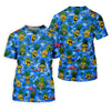 Maxcorners Pineapple Skull Island Ocean Hawaiian Golf Shirt, Hawaiian Golf Shirt, Golf Tops For Women LM1507