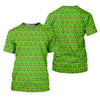 Maxcorners Green St Patrick's Day Funny Adult Shamrock Golf Shirt, Women's Golf Tops, Ladies Golf Polos