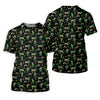 Maxcorners St Patrick's Day Leprechaun Character Golf And Beer Black Golf Shirt, Fun Women's Golf Shirts, Ladies Golf Polos