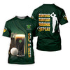 Maxcorners Swing Swear Drink Repeat Golf And Beer St Patrick's Day Green Golf Tops For Men, Golf Shirts For Men