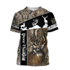 Max Corner Huntaholic 2 Deer Hunting 3D All Over Printed Shirts Gift For Hunter