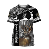 Max Corner Huntaholic 5 Deer Hunting 3D All Over Printed Shirts Gift For Hunter