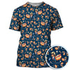 Maxcorners Funny Dachshund Golf Shirt For Men, Wiener Dog Pattern Golf Shirt, Crazy Golf Shirt For Golfer