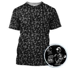 Maxcorners Dachshund Pattern Golf Shirt for Men, Funny Christmas Golf Polos, Golf Gift For Men