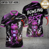 Maxcorners Bowling Is The Best Cool Green Frog Smoking Pipe Quote Multi Options Personalized Name, Team Name Unisex 3D Shirt (4 Colors)
