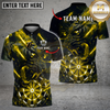 Maxcorners Tiger Darts Shirt Lightning Roaring Beast Multi Options Personalized Name, Team Name Unisex 3D Shirt (4 Colors)