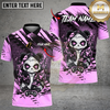 Maxcorners Edgy Neon Panda Dart Player Grunge Street Art Dartboard Multi Options Personalized Name, Team Name Unisex 3D Shirt (4 Colors)