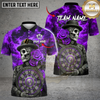 Maxcorners Darts Skull Shirt Gothic Red Lightning Skull with Rose Dartboard Design Multi Options Personalized Name, Team Name Unisex 3D Shirt (4 Colors)