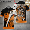 Maxcorners Darts Beer Player Silhouette Multi Options Personalized Name, Team Name Unisex 3D Shirt (4 Colors)