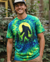 Maxcorners Bigfoot In The Forest Green Blue Swirl All Over Print LM1601