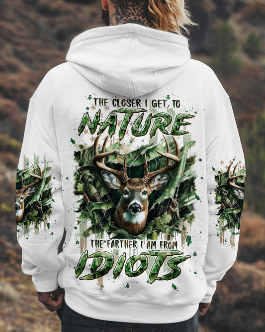 Maxcorners The Closer I Get To Nature Deer Hunting All Over Print LM2101