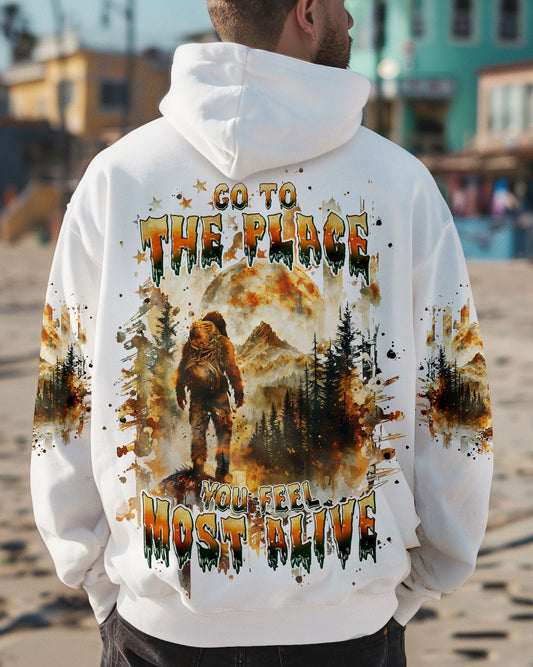 Maxcorners Go To The Place You Feel Most Alive Bigfoot All Over Print LM2101