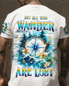 Maxcorners Not All Who Wander Are Lost Compass All Over Print LM2101