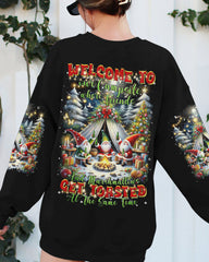 Maxcorners Welcome To Our Campsite Christmas Gnome All Over Print LM2101