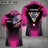 Maxcorners Personalized Billiards Ball Colourful 3D Polo Shirt