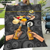 Maxcorners Personalized Billiard & Beer Blanket