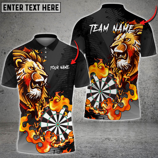 Maxcorners Darts Lion King Dartboard Multicolor Option Customized Name, Team Name 3D Shirt For Samantha