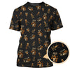 Maxcorners Pattern Golf Polos For Men, Golf And Whiskey Shirt With Retro Style For Golfers, Crazy Golf Shirt