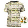 Maxcorners Dachshund Pattern Golf Shirt – Funny Dog Golf Polos For Pet Lovers - Golf Gift For Golfers