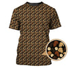 Maxcorners Sasquatch Pattern Golf Shirt, Bigfoot Golf Shirt For Golfer, Crazy Golf Shirt For Men