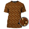 Maxcorners Turkey Golf Shirt For Men, Thanksgiving Golf Shirt, Funny Pattern Golf Shirt For Golfer