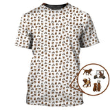 Maxcorners Golf Pattern Shirt, Labrador Golf Shirt For Golfer, Crazy Dog Golf Shirt For Men