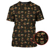 Maxcorners Wine Golf Shirt, Funny Ladies Golf Shirt, Wine And Golf Cart Pattern Polos