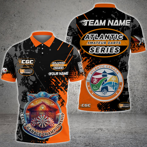 Maxcorners Darts Flaming Target Multicolor Options Personalized Name, Team Name 3D Shirt For CGC