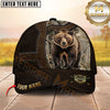 Maxcorners Deer Hunting Classic Buck Portrait Camouflage Frame Multi Options Personalized Name 3D Cap (6 Options)