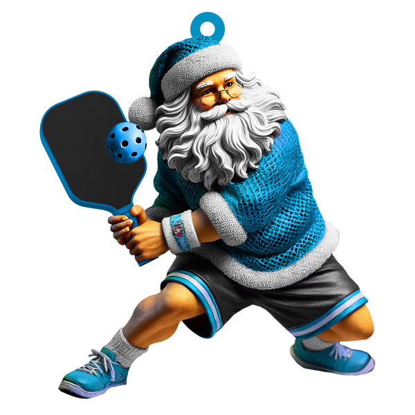 Maxcorners Personalized Pickleball Ornaments, Santa Pickleball, Pickleball Christmas Gift