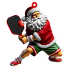 Maxcorners Personalized Pickleball Ornaments, Santa Pickleball, Pickleball Christmas Gift